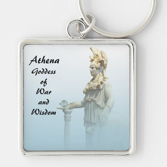 Athena in the Mist Key Ring (Front)