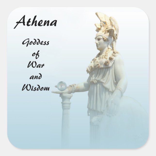 Athena in the Mist Sticker (Front)