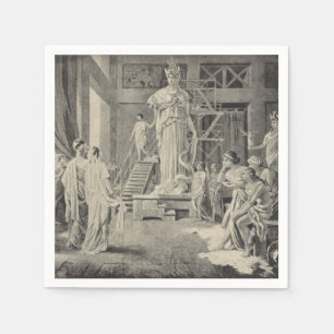 Athena in the Parthenon Napkin
