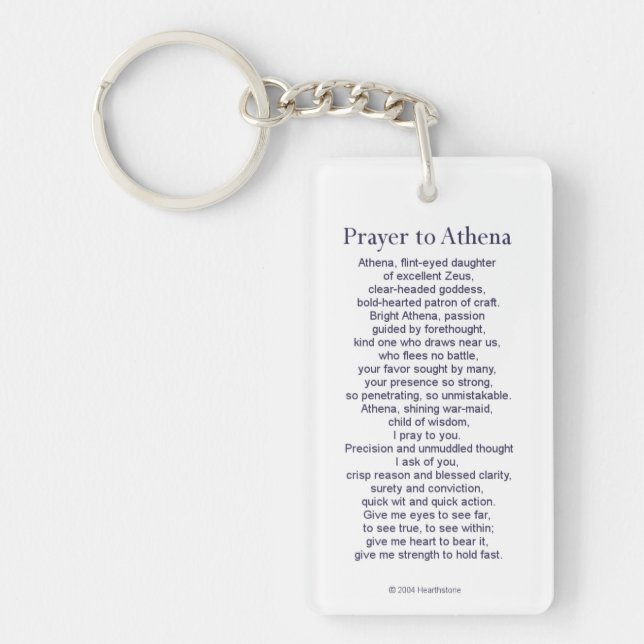 Athena Keychain (Front)