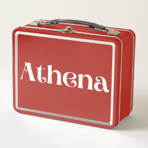 Athena metal lunch box