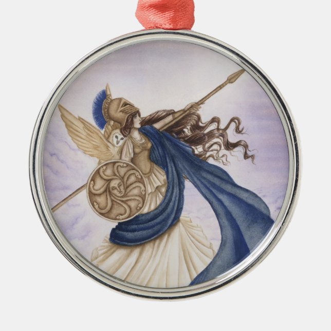 Athena Metal Tree Decoration (Front)