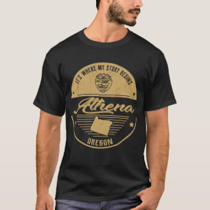 Athena Oregon It's Where my story begins T-Shirt