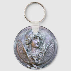 Athena Shield Key Ring