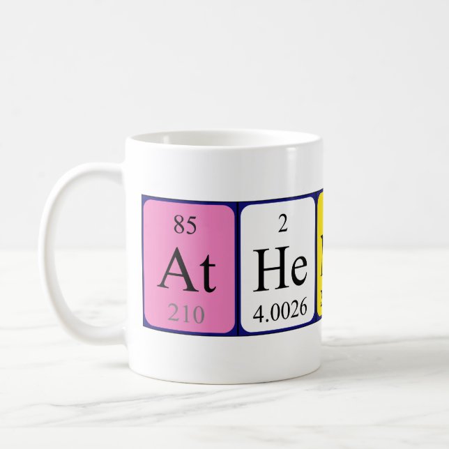 Athénaïs periodic table name mug (Left)