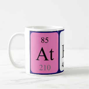 Athene periodic table name mug