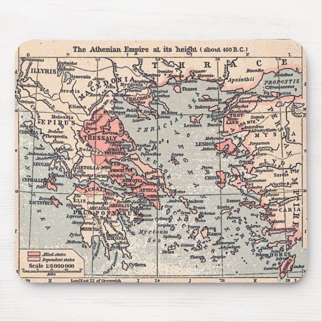 Athenian Empire Mouse Mat (Front)