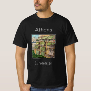 Athens Balcony View, Greece T-Shirt