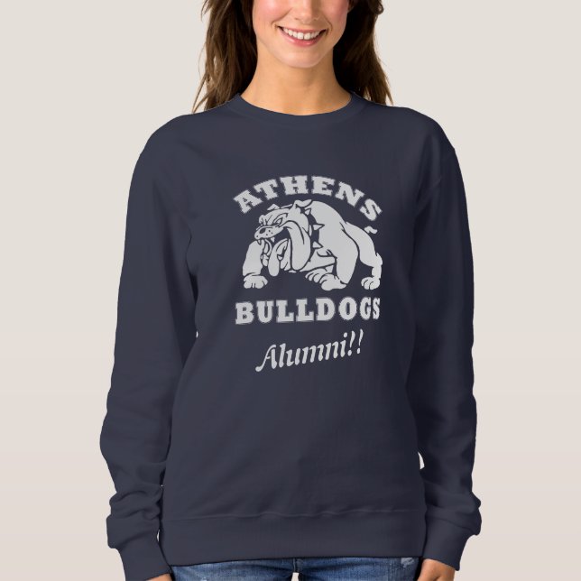 Athens Bulldogs Alumni!! Woman's sweatshirt (Front)