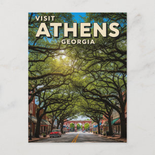 Athens Georgia Travel Postcard