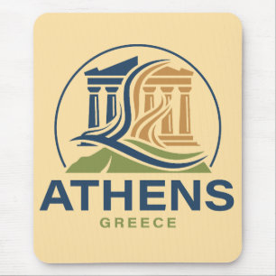 Athens Greece Acropolis Parthenon Mouse Mat