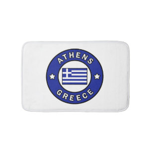 Athens Greece Bath Mat