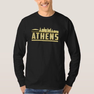 Athens Greece City Skyline Cityscape Funny Gift T-Shirt