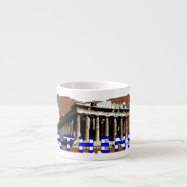 Athens, Greece Espresso Cup (Front)