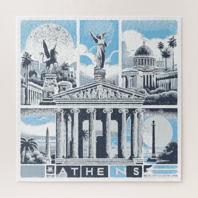Athens Greece Europe Jigsaw Puzzle (Vertical)