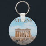 Athens Greece Key Ring<br><div class="desc">Athens,  capital of Greece.  Wonderful Greek city and lots of ancient history.  The birthplace of western civilisation.  This is Europe's oldest capitol.</div>
