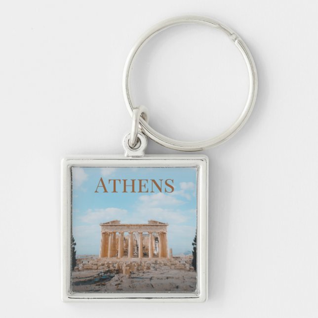 Athens Greece Key Ring (Front)