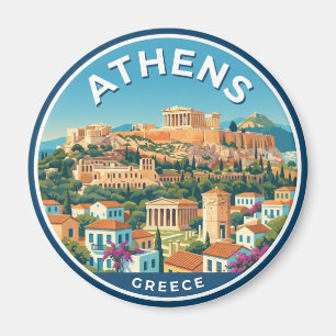 Athens Greece Magnet