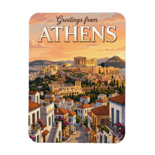 Athens Greece Magnet