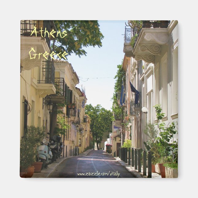 Athens Greece magnet design (Front)