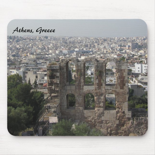 Athens, Greece Mouse Mat (Front)