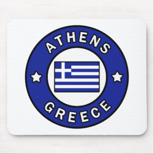 Athens Greece Mouse Mat