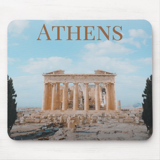Athens Greece Mouse Mat (Front)