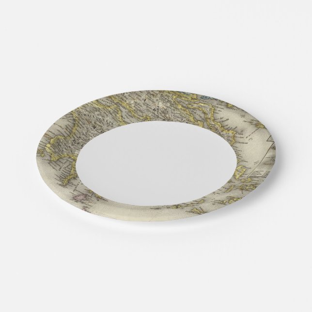 Athens, Greece Paper Plate (Angled)