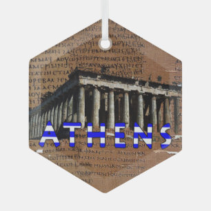 Athens Greece Parthenon Acropolis Ornament