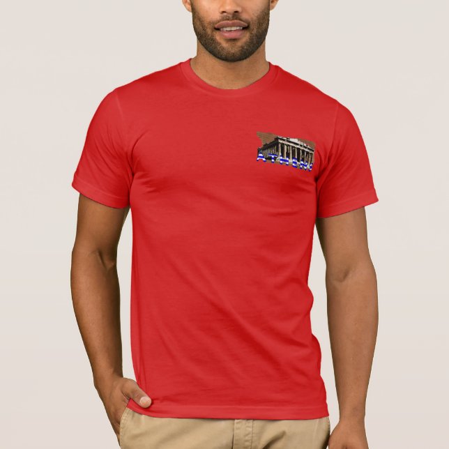 Athens Greece Parthenon Acropolis T-Shirt (Front)