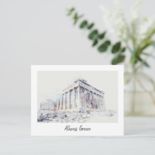 Athens Greece Postcard – Ancient City Travel 