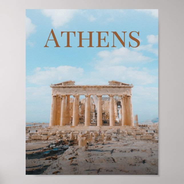 Athens Greece Poster (Front)