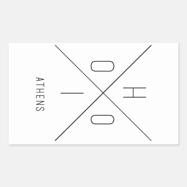 Athens Ohio Sticker (Front)