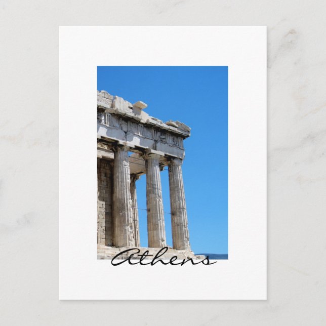 Athens Parthenon Postcard (Front)