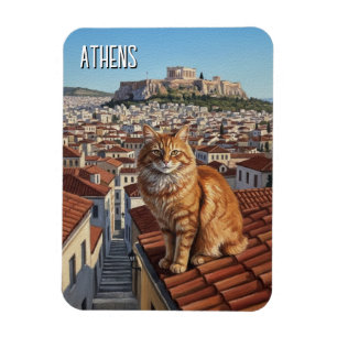 Athens Plaka Greece Travel Magnet