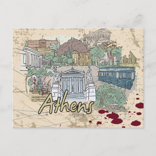 Athens Postcard (Front)