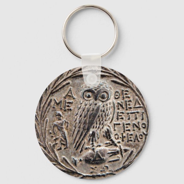 Athens Silver Tetradrachm Key Ring (Front)