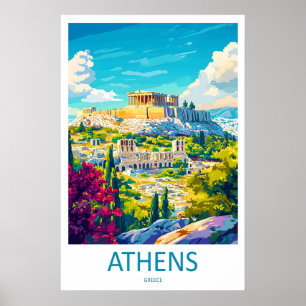 Athens Ski Vintage Travel National Poster Park
