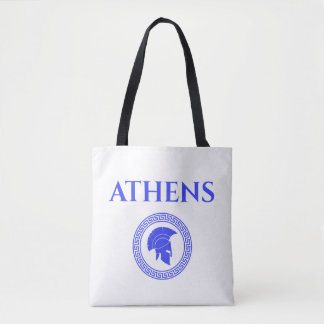 Athens Spartan Tote Bag