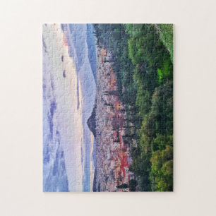 Athens Sunset View Jigsaw Puzzle