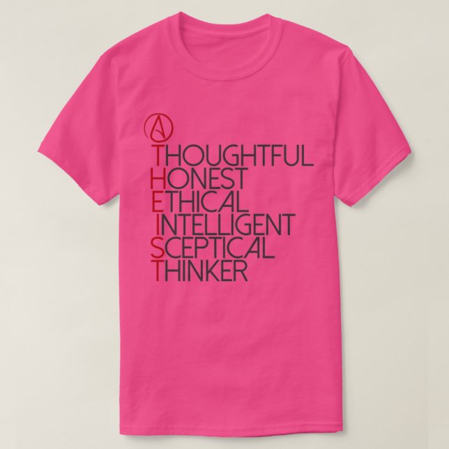 Athiest T-Shirt (Design Front)