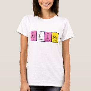 Athina periodic table name shirt