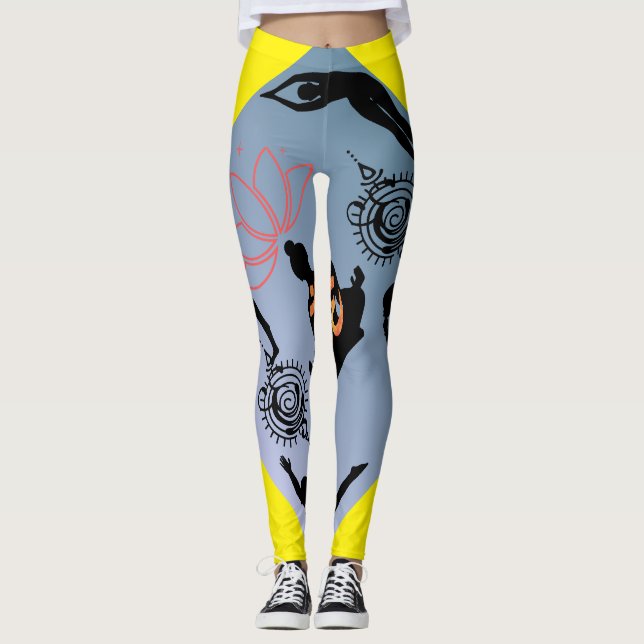 athleisure yogafashion activewearstyle mindfulmove leggings (Front)