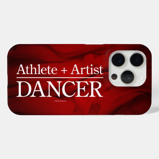 Athlete + Artist = Dancer Case-Mate iPhone Case (Back (Horizontal))