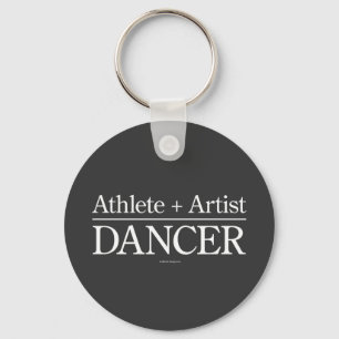 Athlete + Artist = Dancer Key Ring