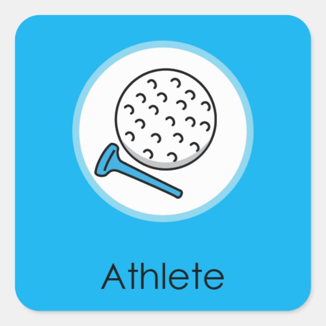 Athlete Doljabi Doljanchi Dol Korean birthday Square Sticker (Front)