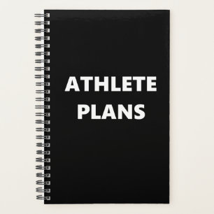 Athlete Planner Sports Theme Athlete Plans
