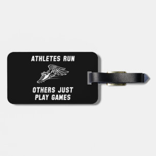 Athletes Run Luggage Tag