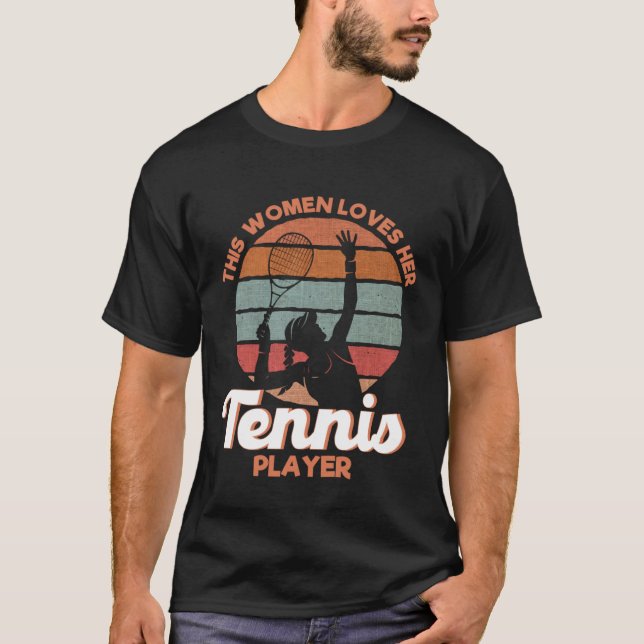 Athletes Tennis Net Coach Tennis Trainer T-Shirt (Front)