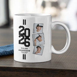 Athletic 2025 Graduation Photo Coffee Mug